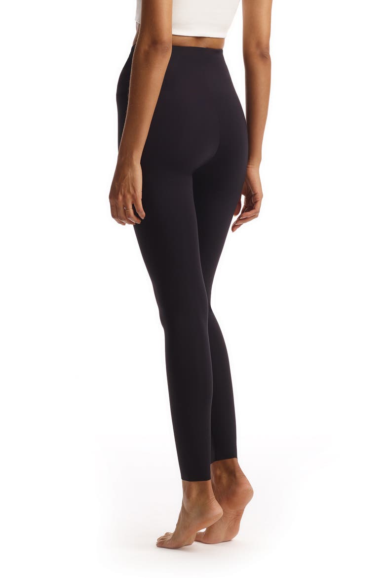 Neoprene Leggings, Alternate, color, BLACK