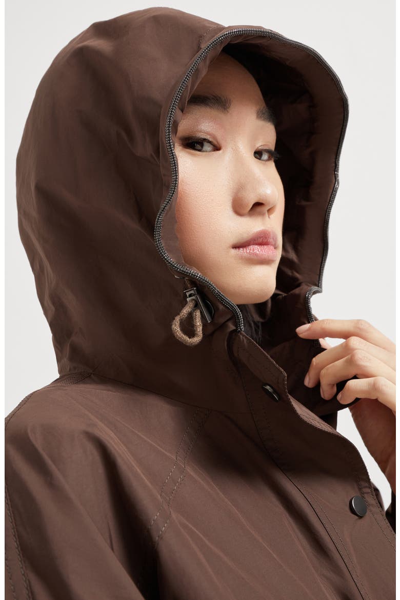 Parka with monili, Alternate, color, Pine Cone Brown