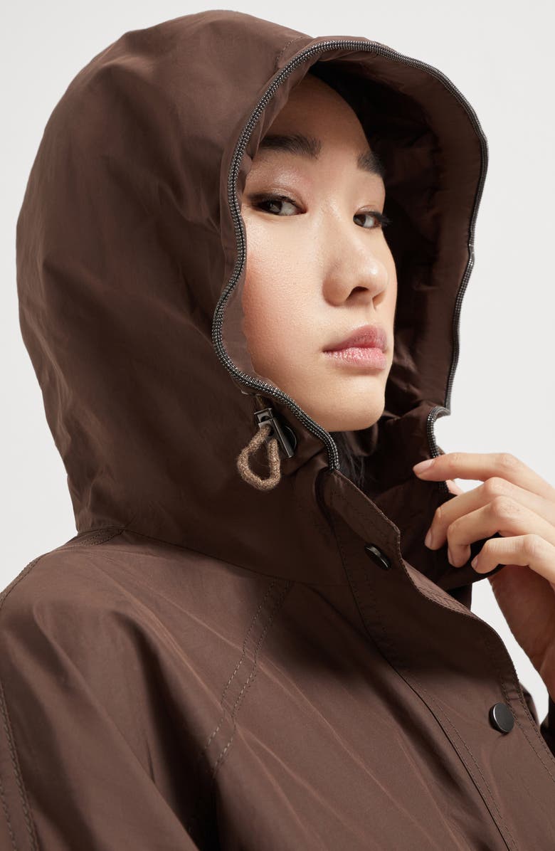 Brunello Cucinelli Parka with monili, Alternate, color, Pine Cone Brown