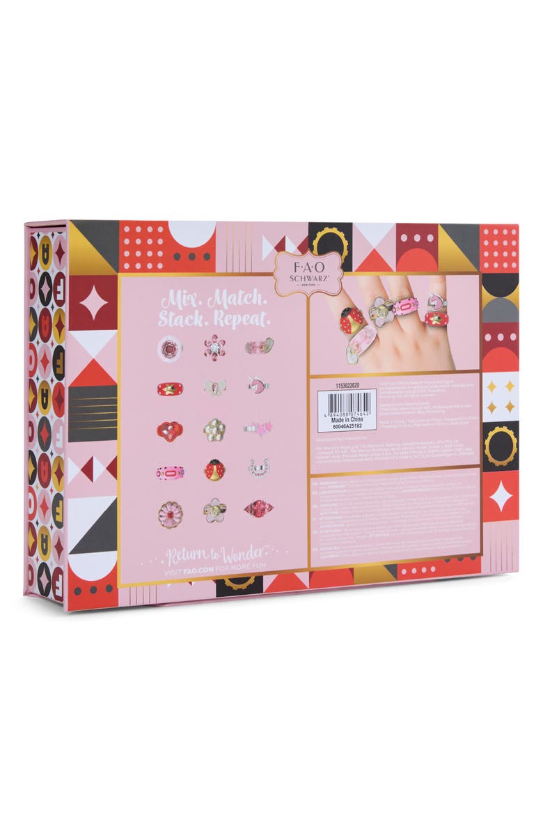 FAO Schwarz Glam Rings Set, Alternate, color, Light/ Pastel Pink