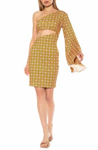 ALEXIA ADMOR Reese One Shoulder Cutout Dress
