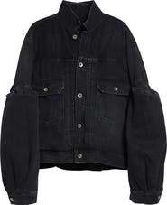 Sacai Balloon Sleeve Denim Jacket