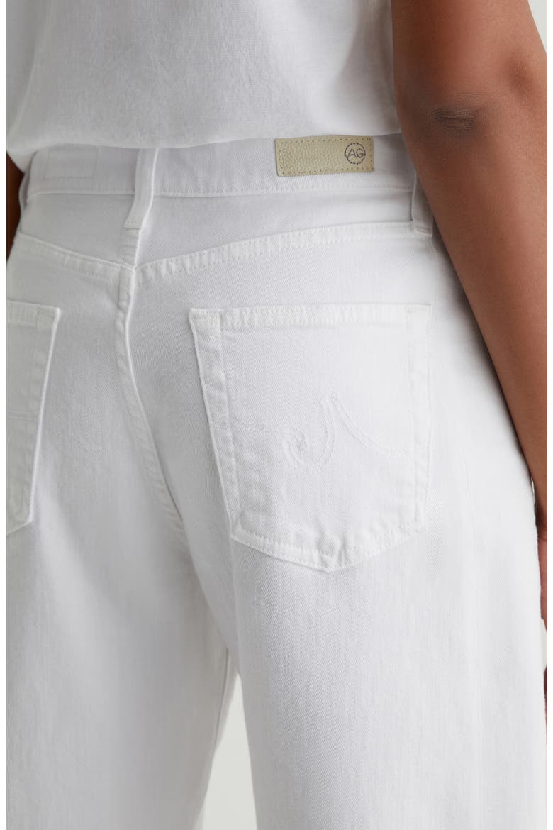 Hattie Raw Hem High Waist Ankle Barrel Leg Jeans, Alternate, color, GALLERY WHITE