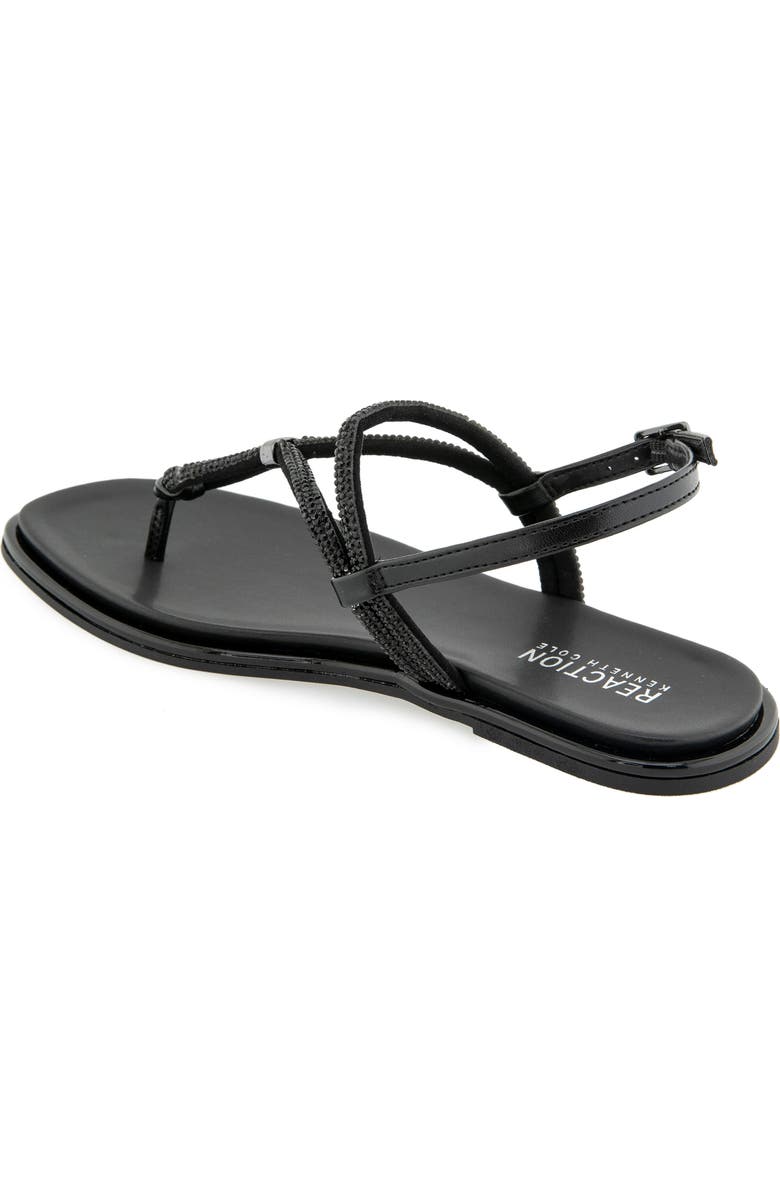 Reaction Kenneth Cole Wali Crystal Sandal, Alternate, color, Black