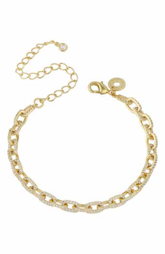 CZ BY KENNETH JAY LANE Pave CZ Chain Bracelet