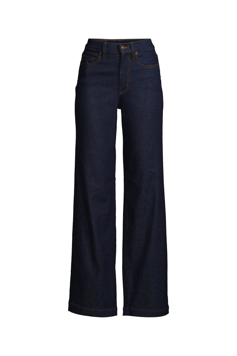 High Rise Wide Leg Denim Jeans, Alternate, color, River Rinse