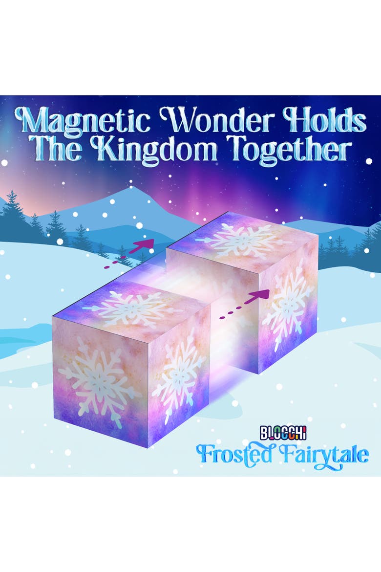 Blocchi Frosted Fairytale Magnetic Blocks 84pcs, Alternate, color, Multi Color