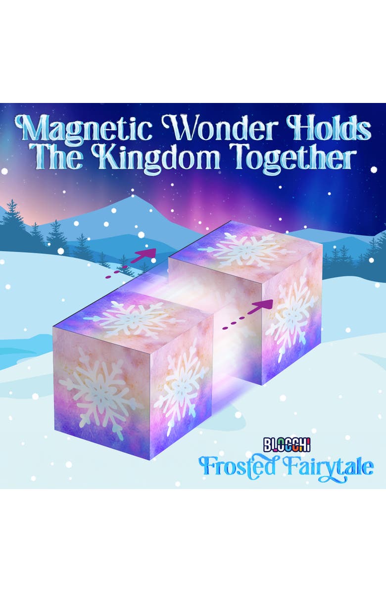 USA Toyz Blocchi Frosted Fairytale Magnetic Blocks 84pcs, Alternate, color, Multi Color