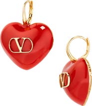 Valentino Garavani Coeur Royal Drop Earrings