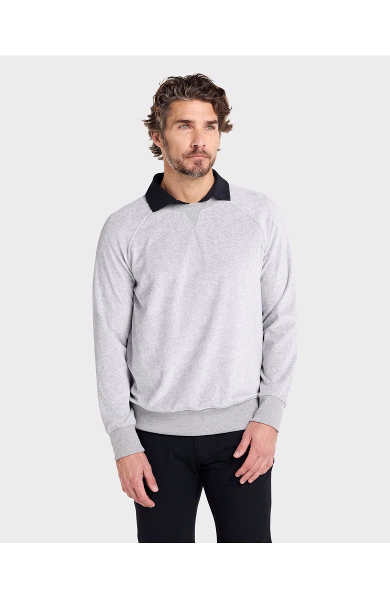 Blanco Clothing Country Club Raglan Sweater Velour, Main, color, Grey
