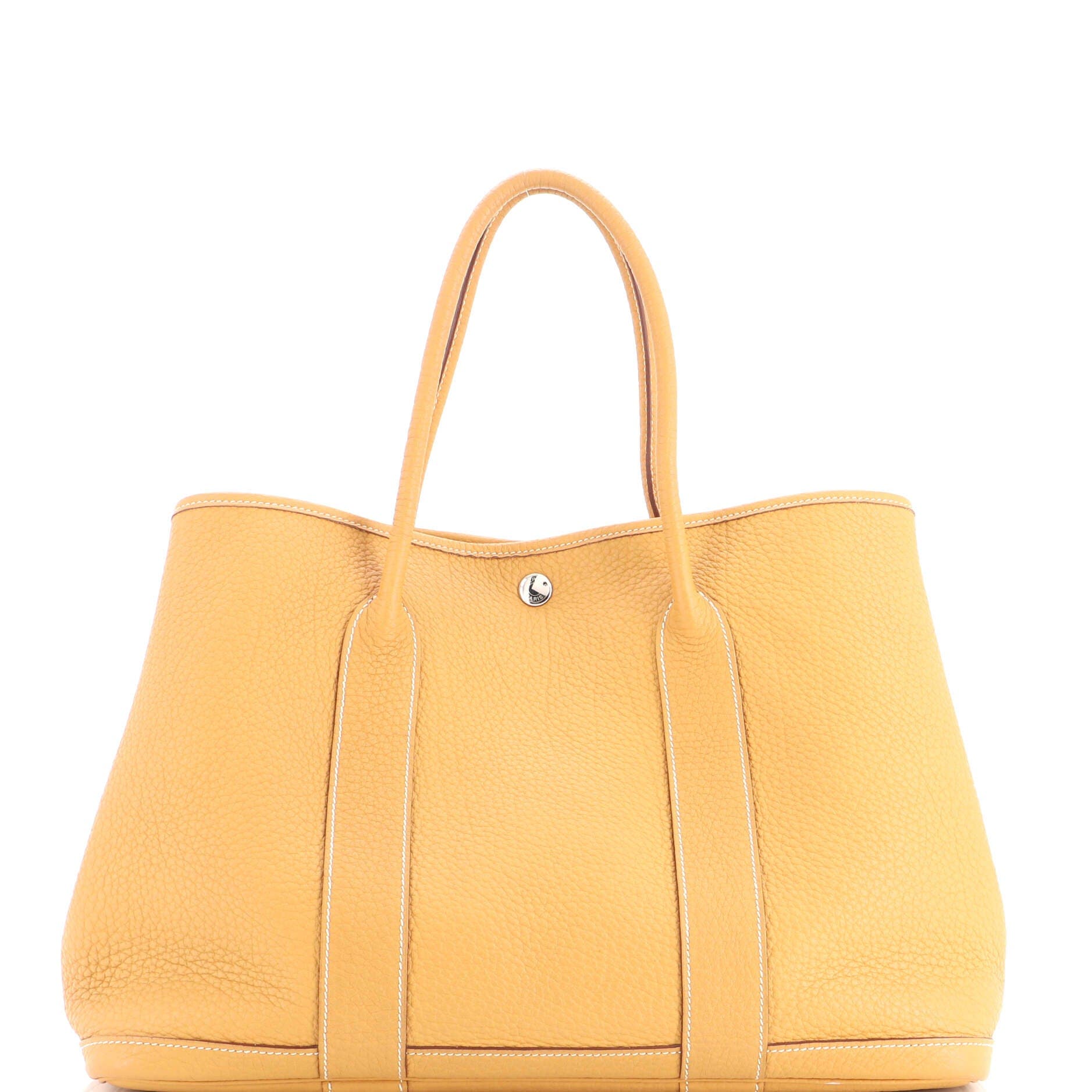 Garden Party Tote Leather 36, Main, color, White