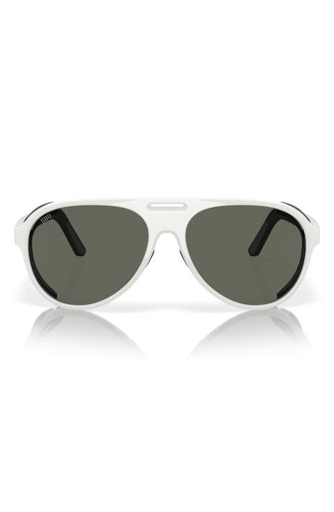 59mm Polarized Pilot Sunglasses
