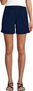 Lands' End Chino High Rise Pleated 7" Shorts