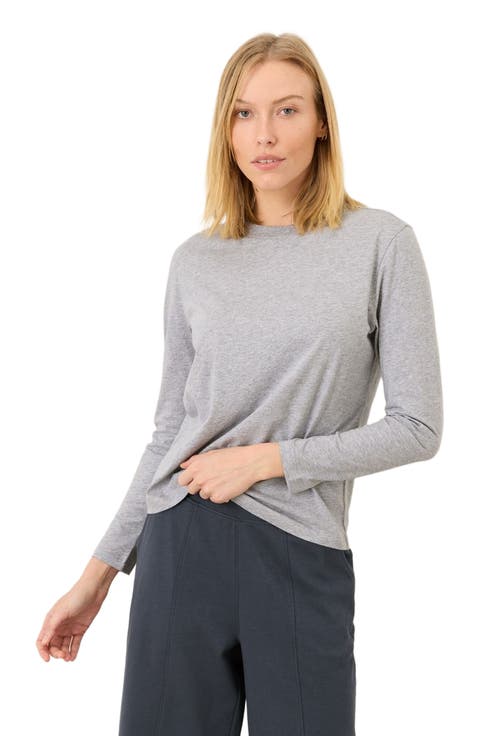Organic Cotton Women's Softspun Essential Crewneck Long Sleeve Tee