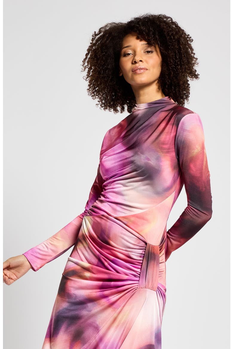 Leo Dress, Alternate, color, Print