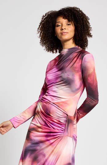 ワンピース LEO DRESS Leo Dress Satin in Cayman – Skatie