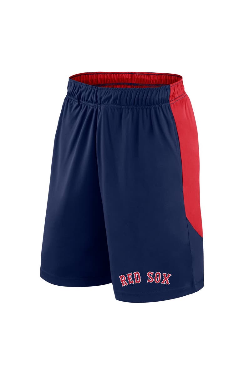 FANATICS Men's Fanatics Navy/Red Boston Red Sox Launch Polyester Shorts, Alternate, color, Navy
