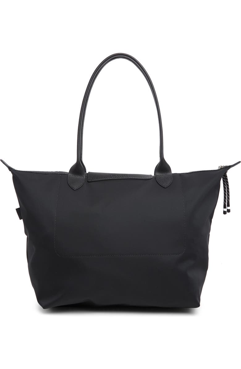 Longchamp Large Le Pliage Green Recycled Canvas Tote, Alternate, color,