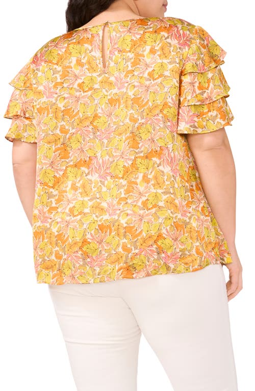Vince Camuto Plus Size Tiered Ruffle-sleeve Blouse