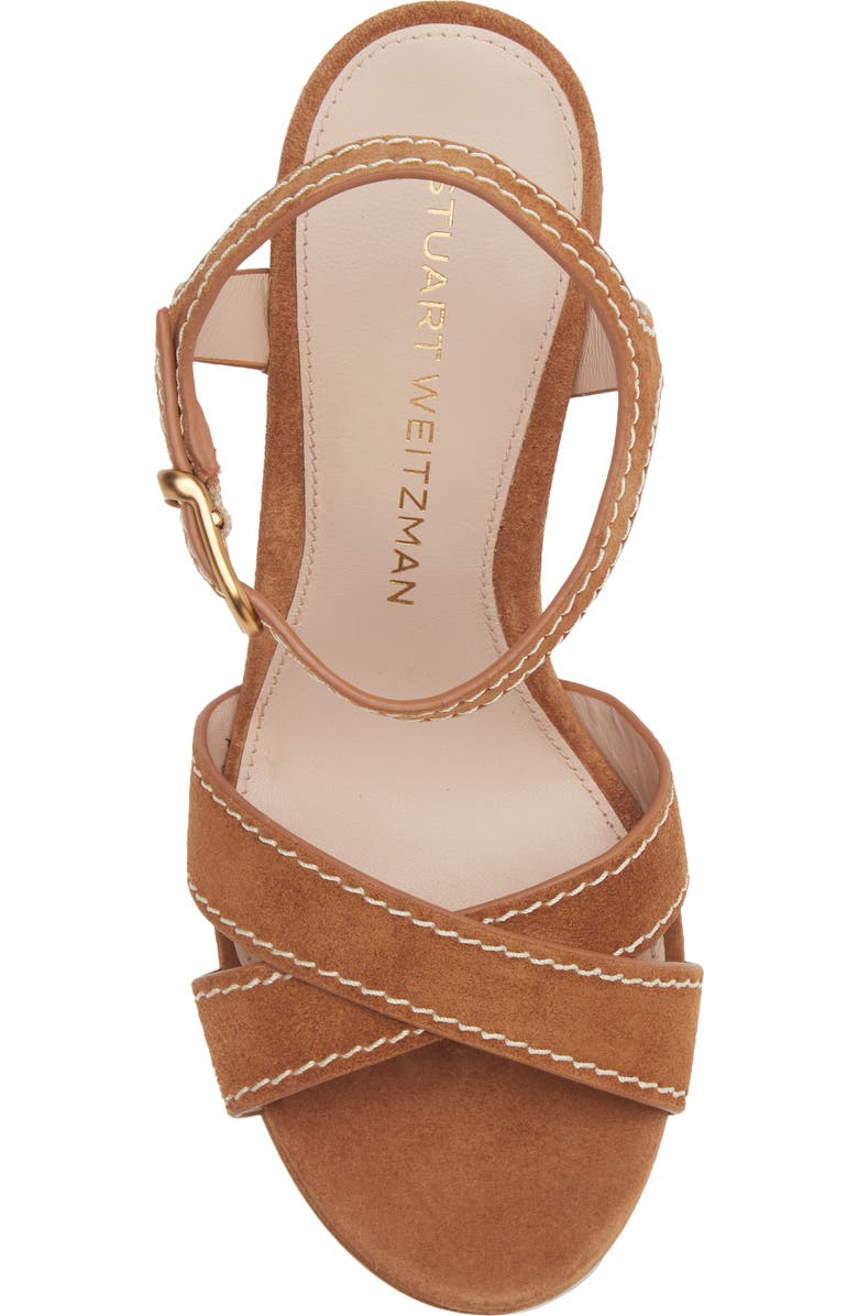 Stuart Weitzman Dayna Platform Sandal, Alternate, color, Doe