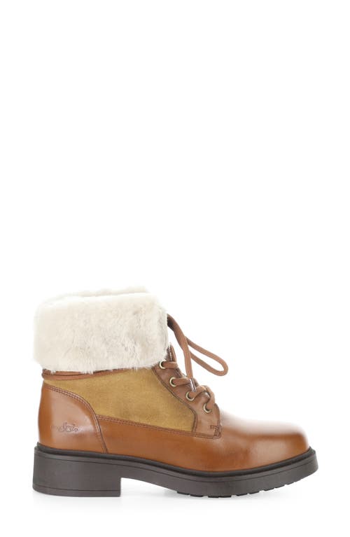 Bos. & Co. Nyssa Waterproof Genuine Shearling Boot In Brown