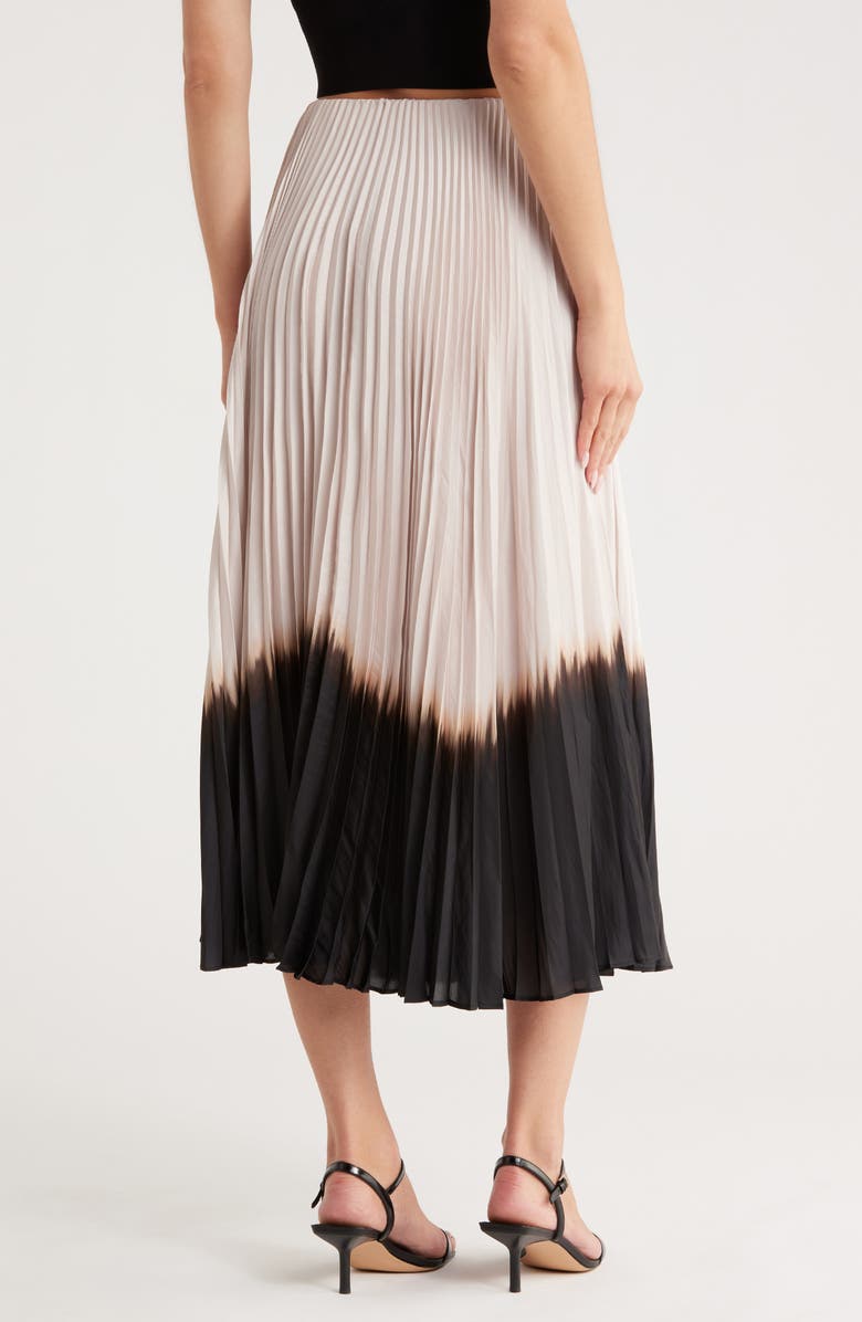 A.L.C. Tatum Ombré Skirt, Alternate, color, Oyster/ Black