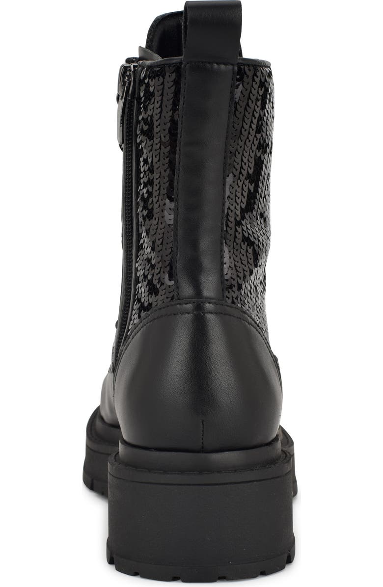 Nine West Hediy Sequin Lug Sole Bootie, Alternate, color,