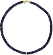 EF Collection Semiprecious Stone Rondelle Bead Necklace