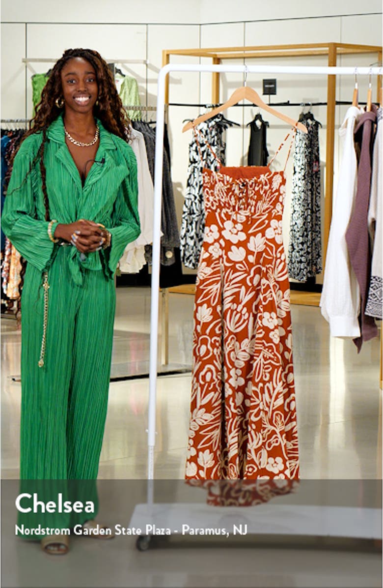 Sarai Floral Midi Sundress, sales video thumbnail