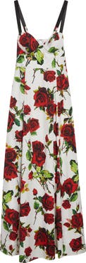 L'AGENCE Sutton Floral Print Maxi Dress