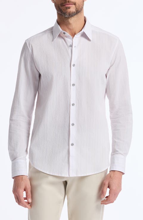Long Sleeve Button Front Shirt