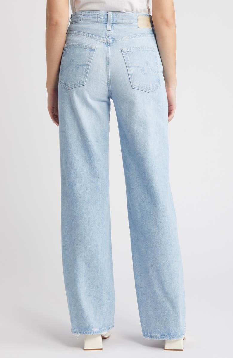 AG Kora High Waist Wide Leg Jeans, Alternate, color, Sunset Blues