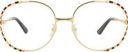 Gucci 58mm Round Optical Glasses