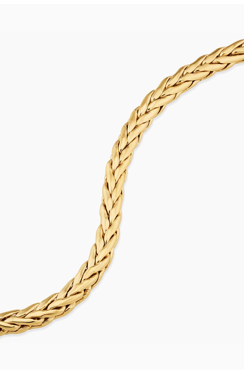 Oradina 14K Yellow Gold Royal Palms Necklace, Alternate, color, Yellow Gold