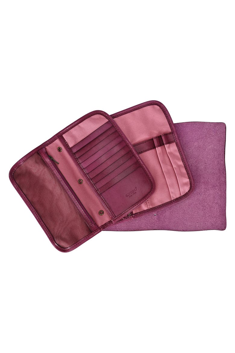 Nomad Leather Organizer, Alternate, color, LILAC