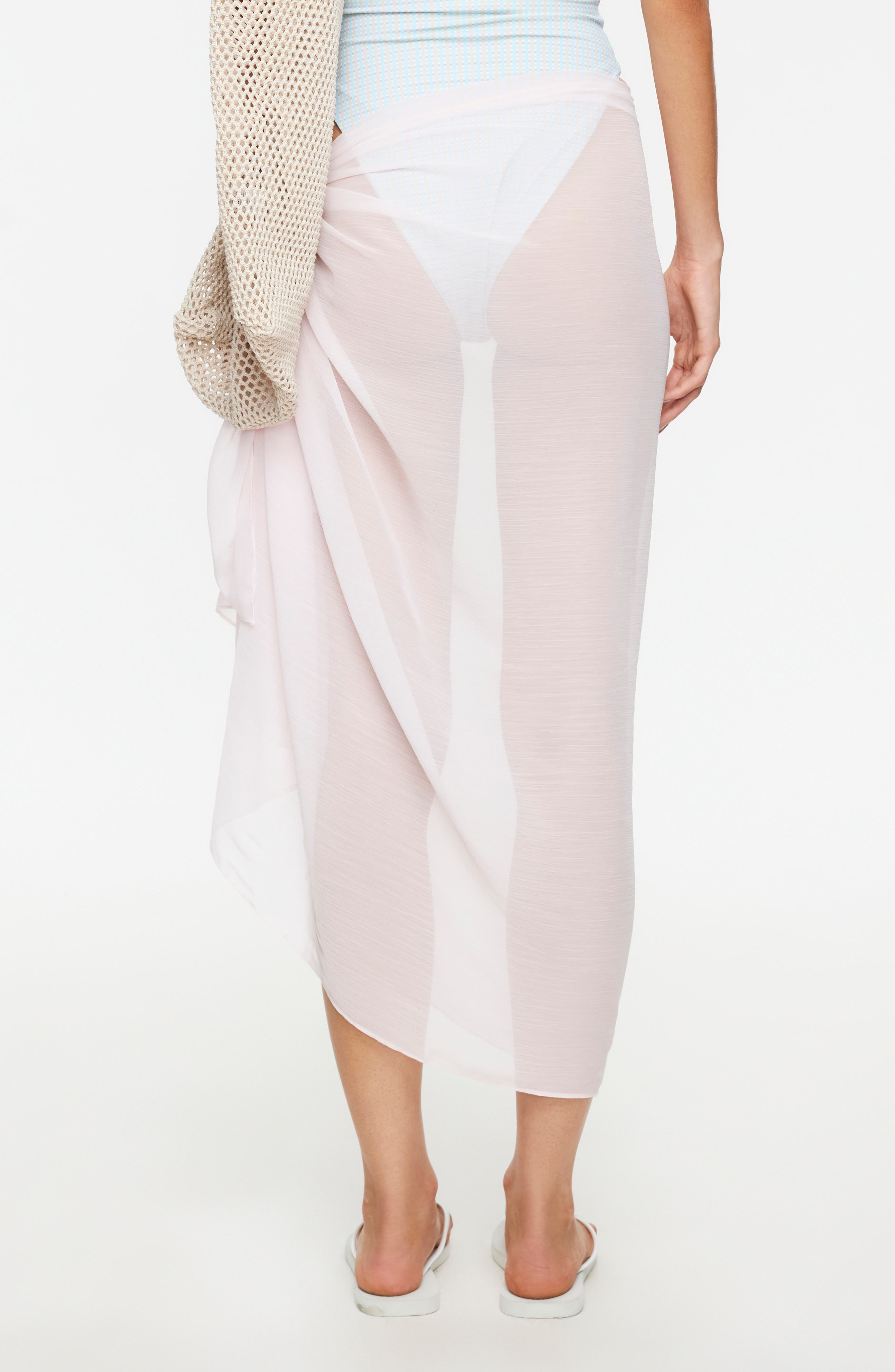 Wavelength Side-Tie Cover-Up Skirt - image 2