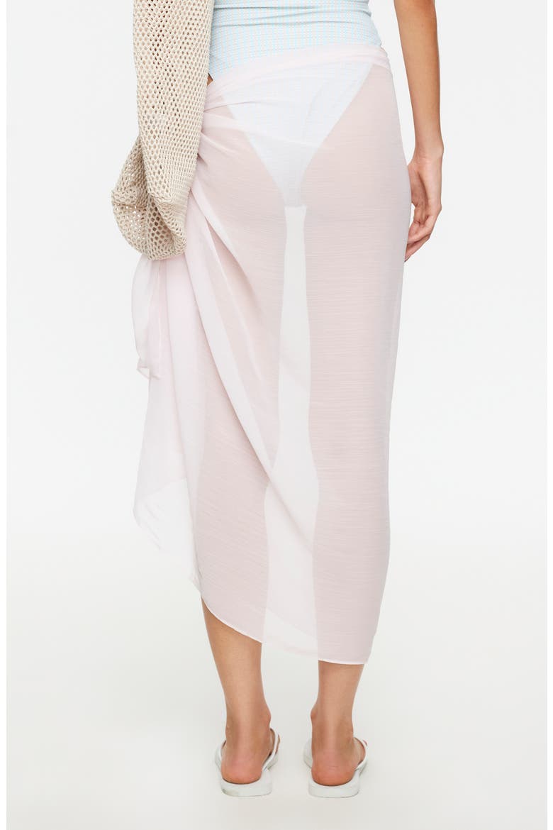 Wavelength Side-Tie Cover-Up Skirt, Alternate, color, BUBBLEGUM