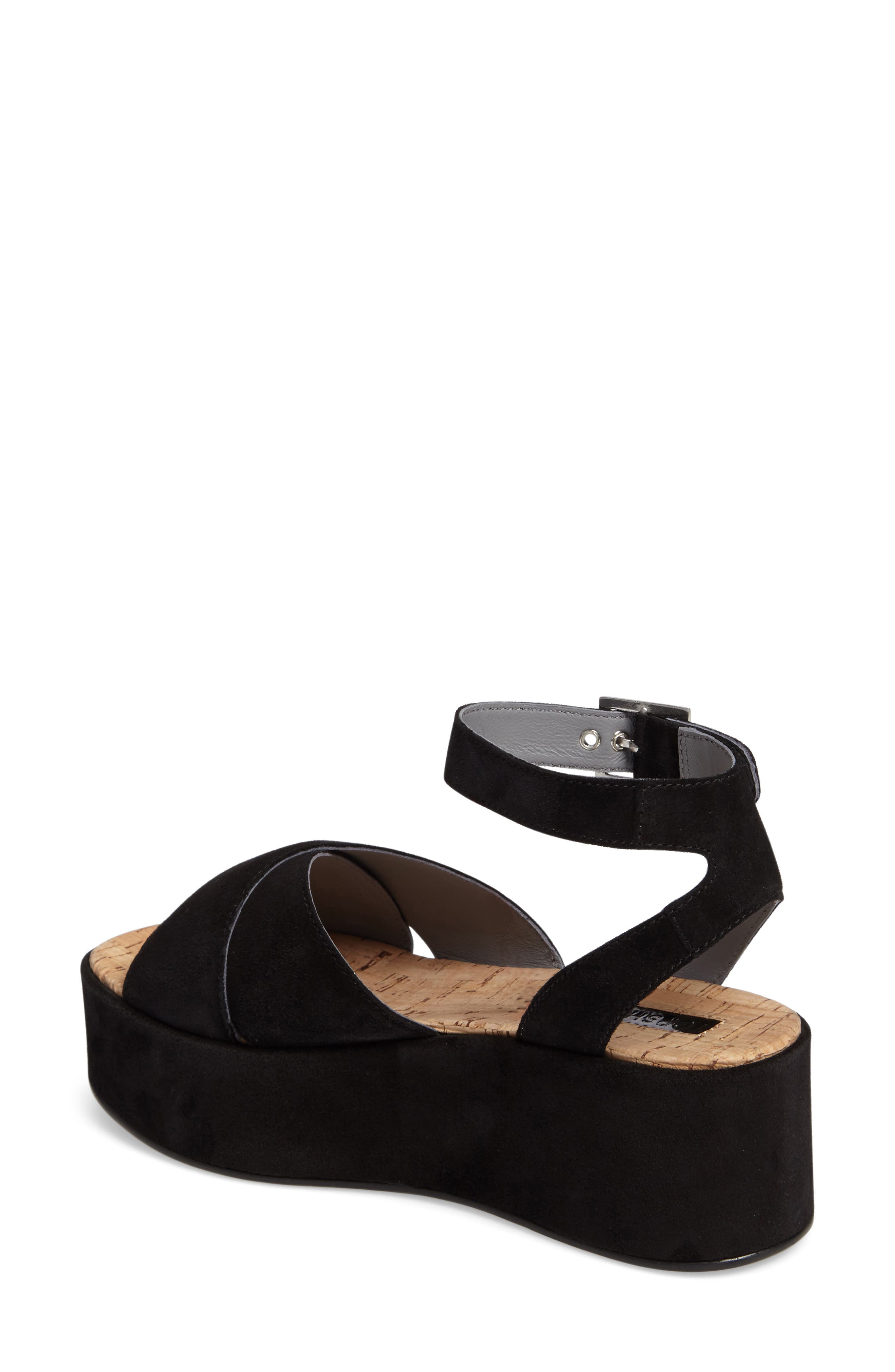 Topshop Whisper Platform Sandal, Alternate, color, 