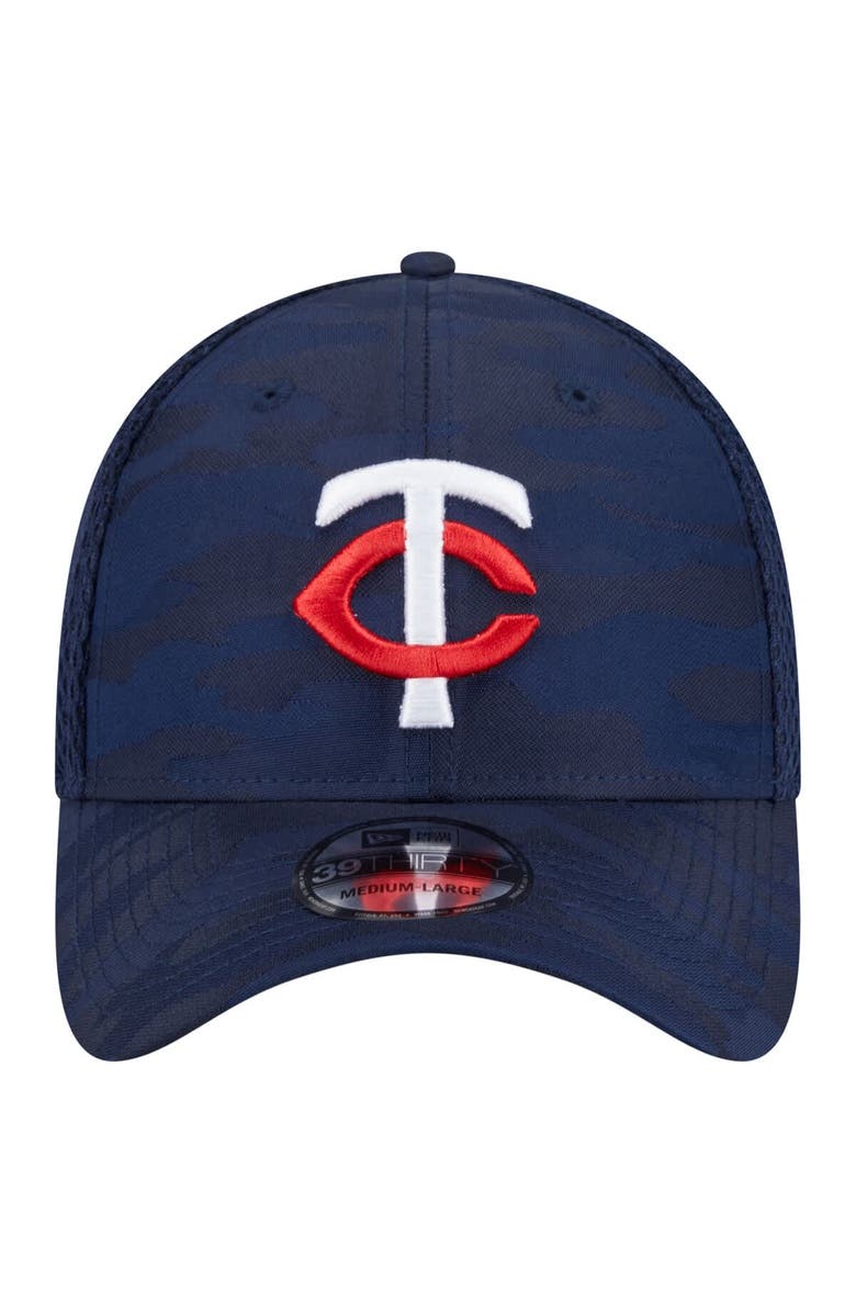 New Era Men's New Era Navy Minnesota Twins Subtle Camo 39THIRTY Flex Hat, Alternate, color, Navy