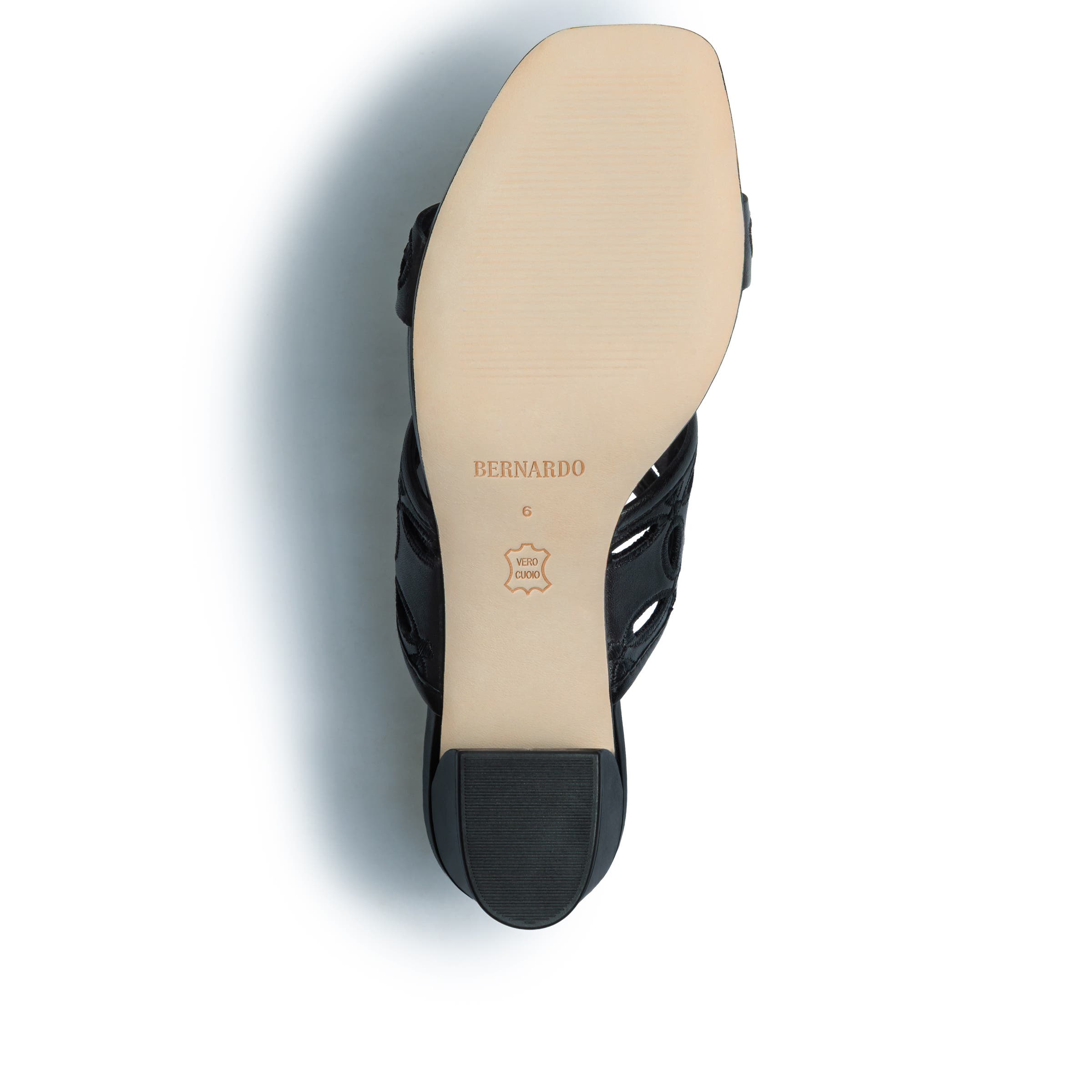 Bernardo Footwear Gemma Heeled Sandal, Alternate, color, Black