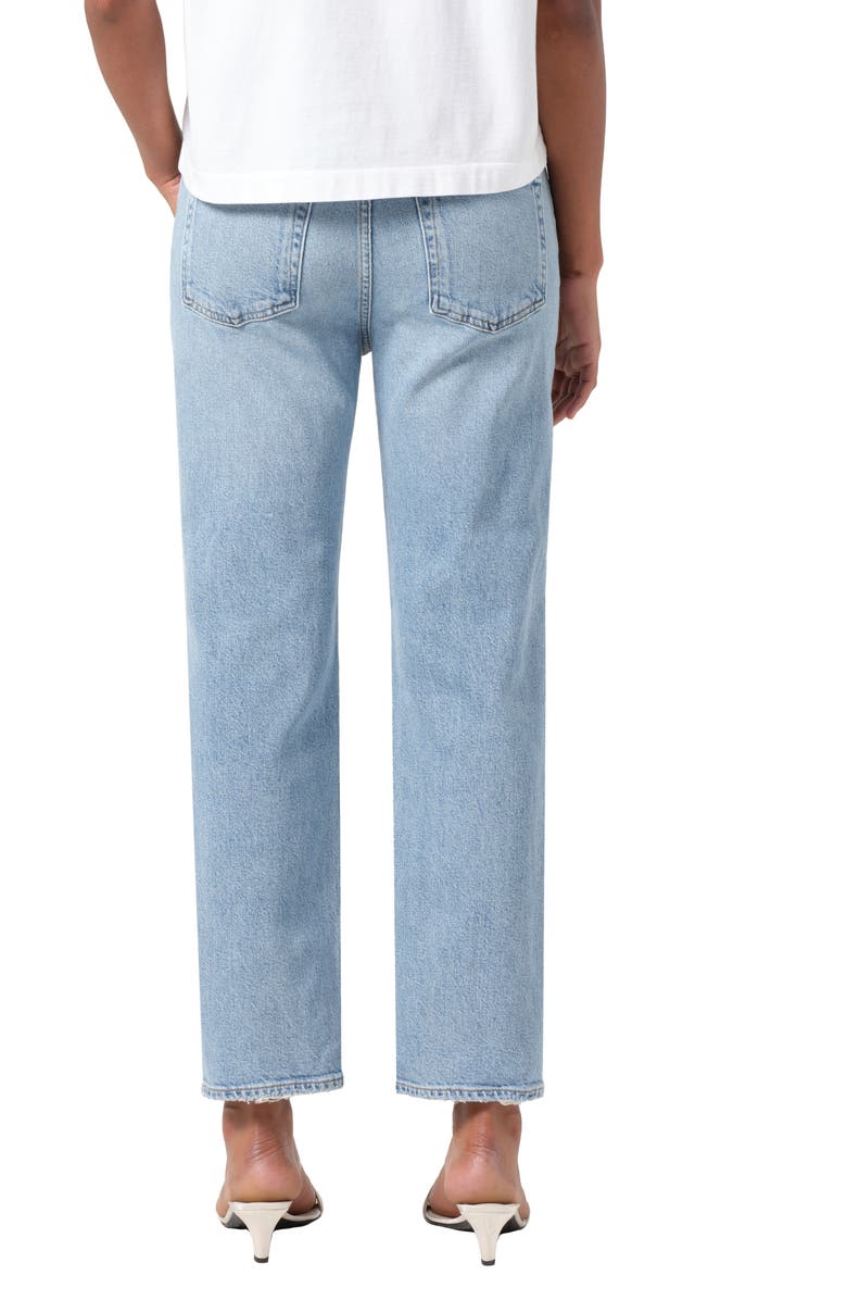 AGOLDE Valen Mid Rise Ankle Straight Leg Jeans, Alternate, color, Formula