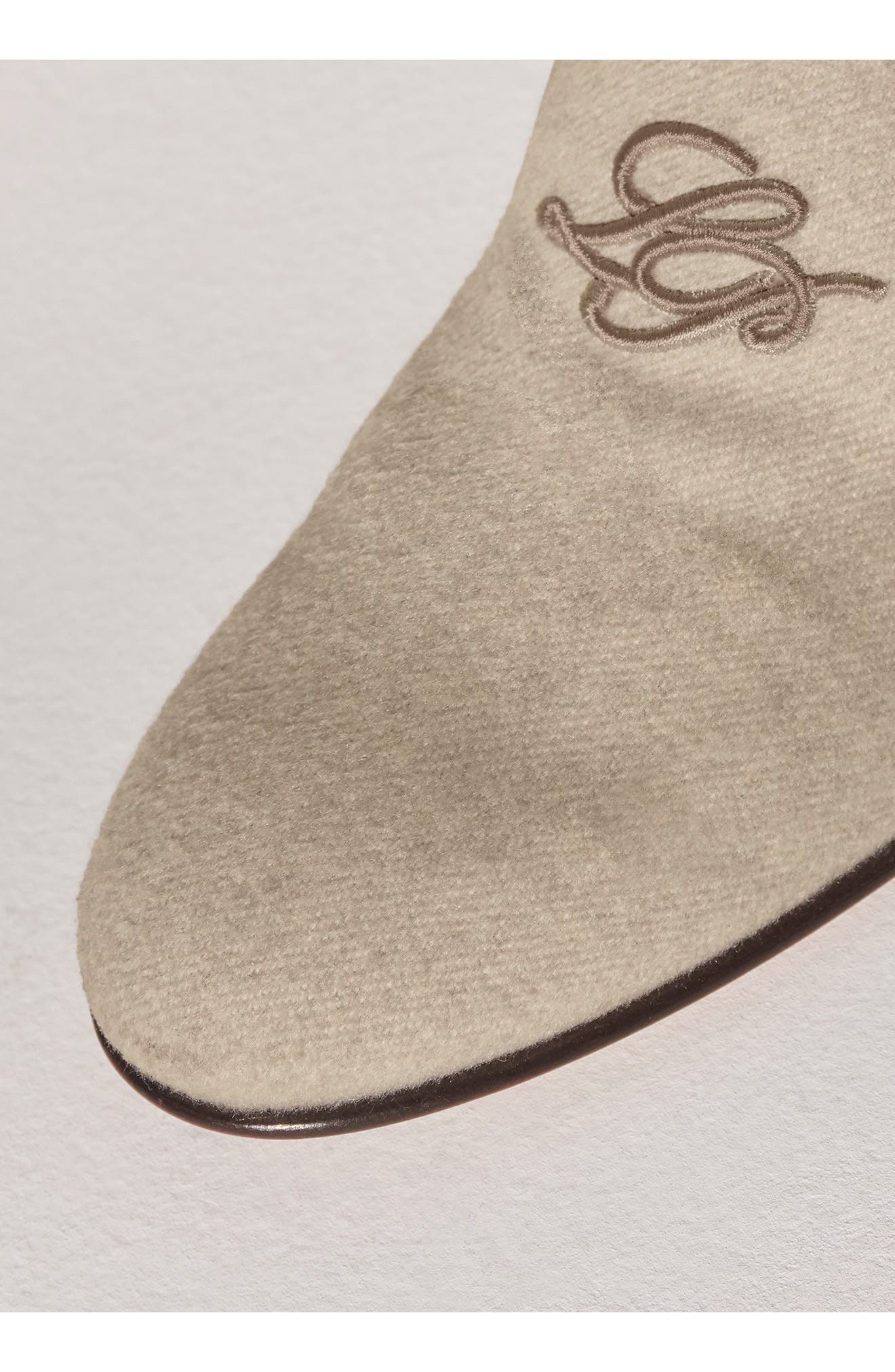 Loro Piana Anagram Logo Cashmere Loafer, Alternate, color, 