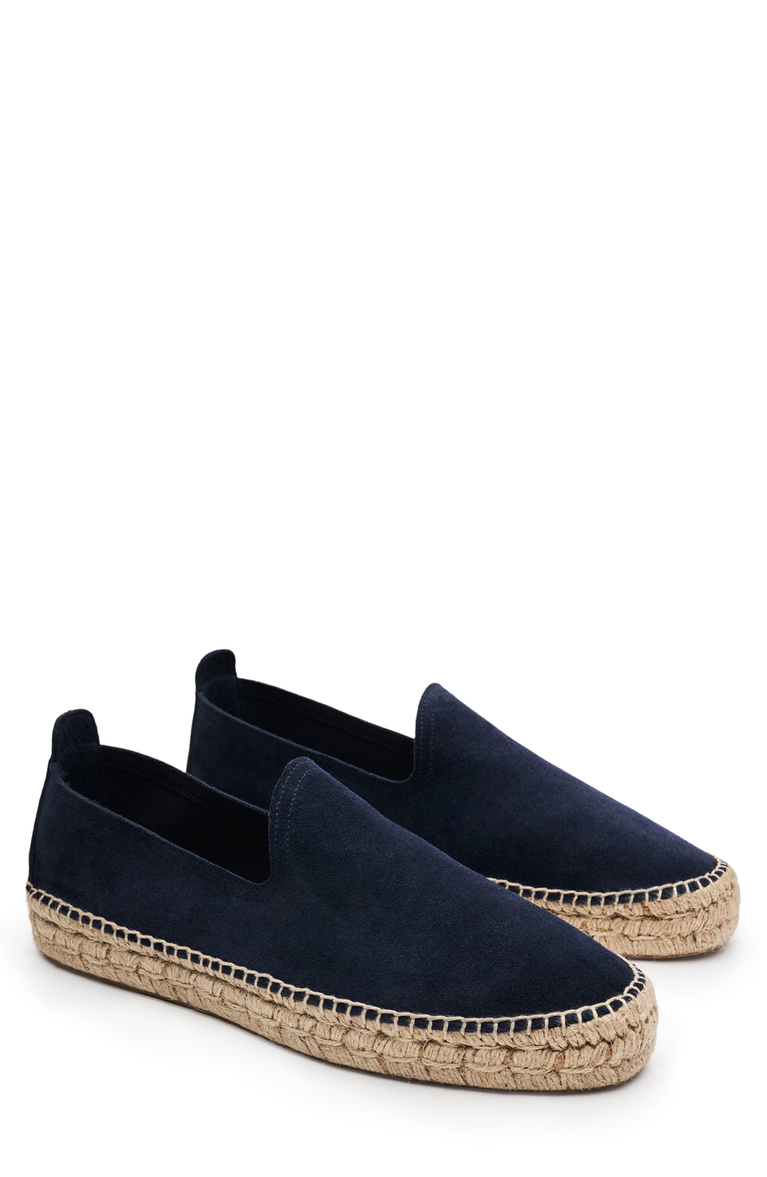 MORJAS The Espadrille, Alternate, color, Navy Suede