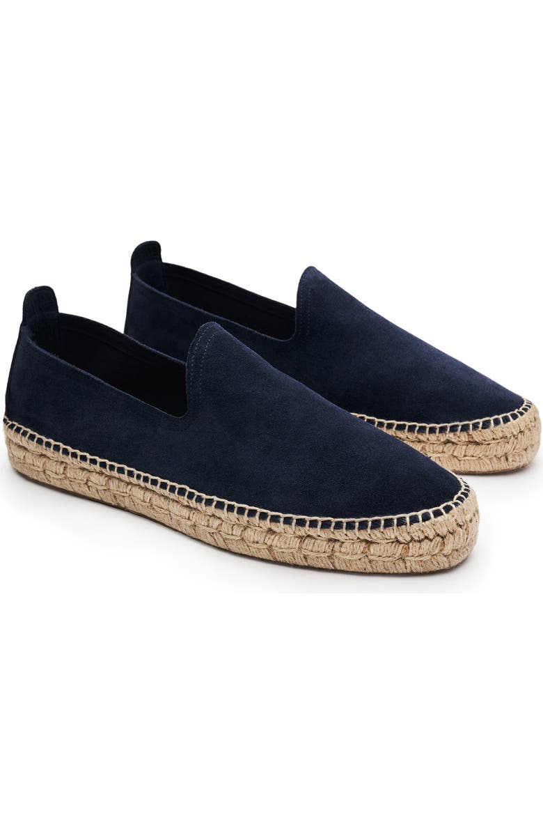 MORJAS The Espadrille, Alternate, color, Navy Suede