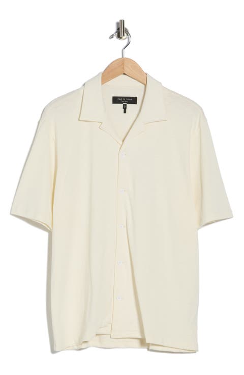 Slub Cotton Camp Shirt