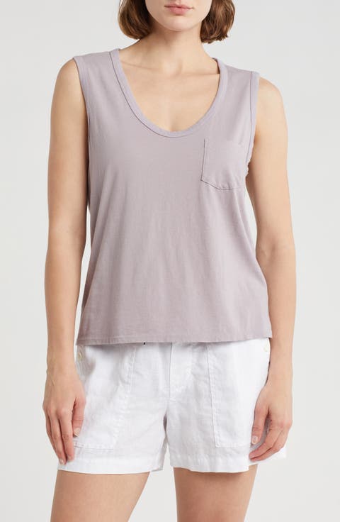 V-Neck Cotton Tank