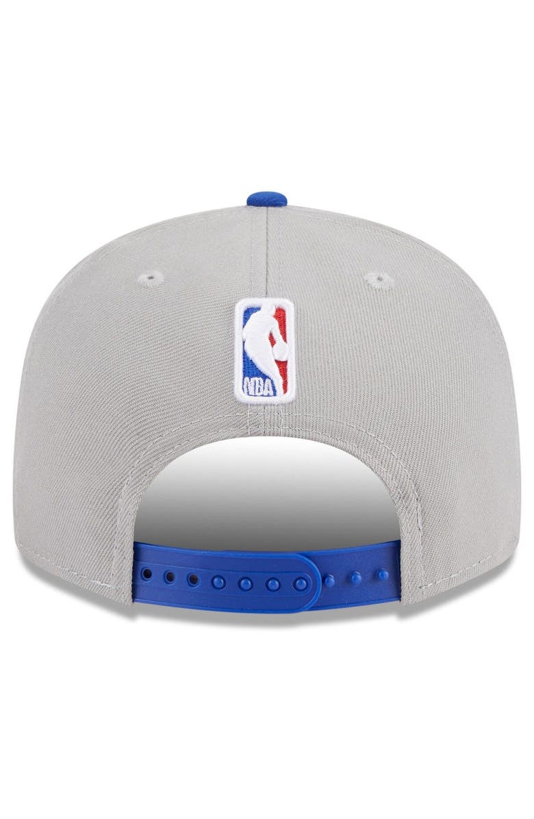 New Era Men's New Era  Gray/Royal Philadelphia 76ers 2023 NBA Draft Two-Tone 9FIFTY Snapback Hat, Alternate, color, 