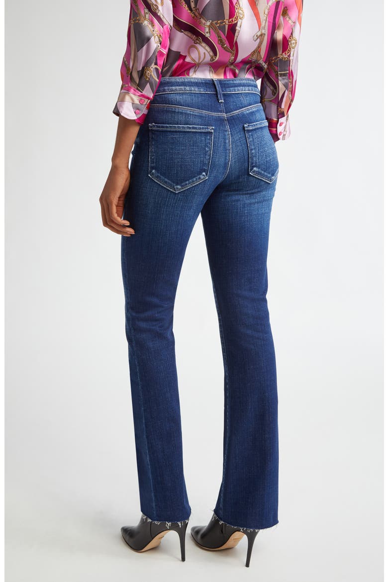 Sneeki Raw Hem Straight Leg Jeans, Alternate, color, BEACON