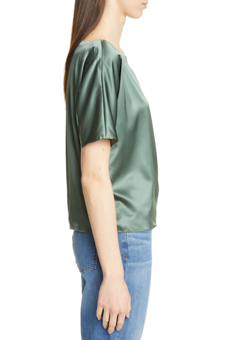 Stretch Silk Top, Alternate, color, NORI