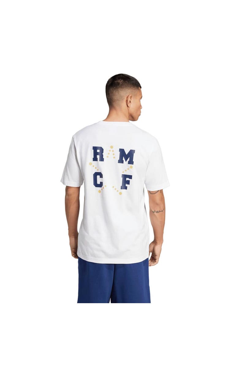 adidas Originals Men's adidas Originals White Real Madrid Varsity Pack T-Shirt, Alternate, color,